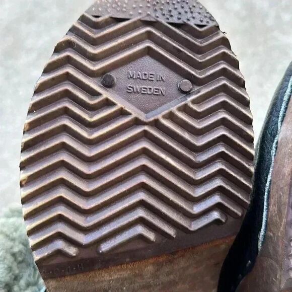 Cox of Yorkshire Leather & Sheepskin Boots Women’s Size 41 Made in Sweden - Picture 11 of 13